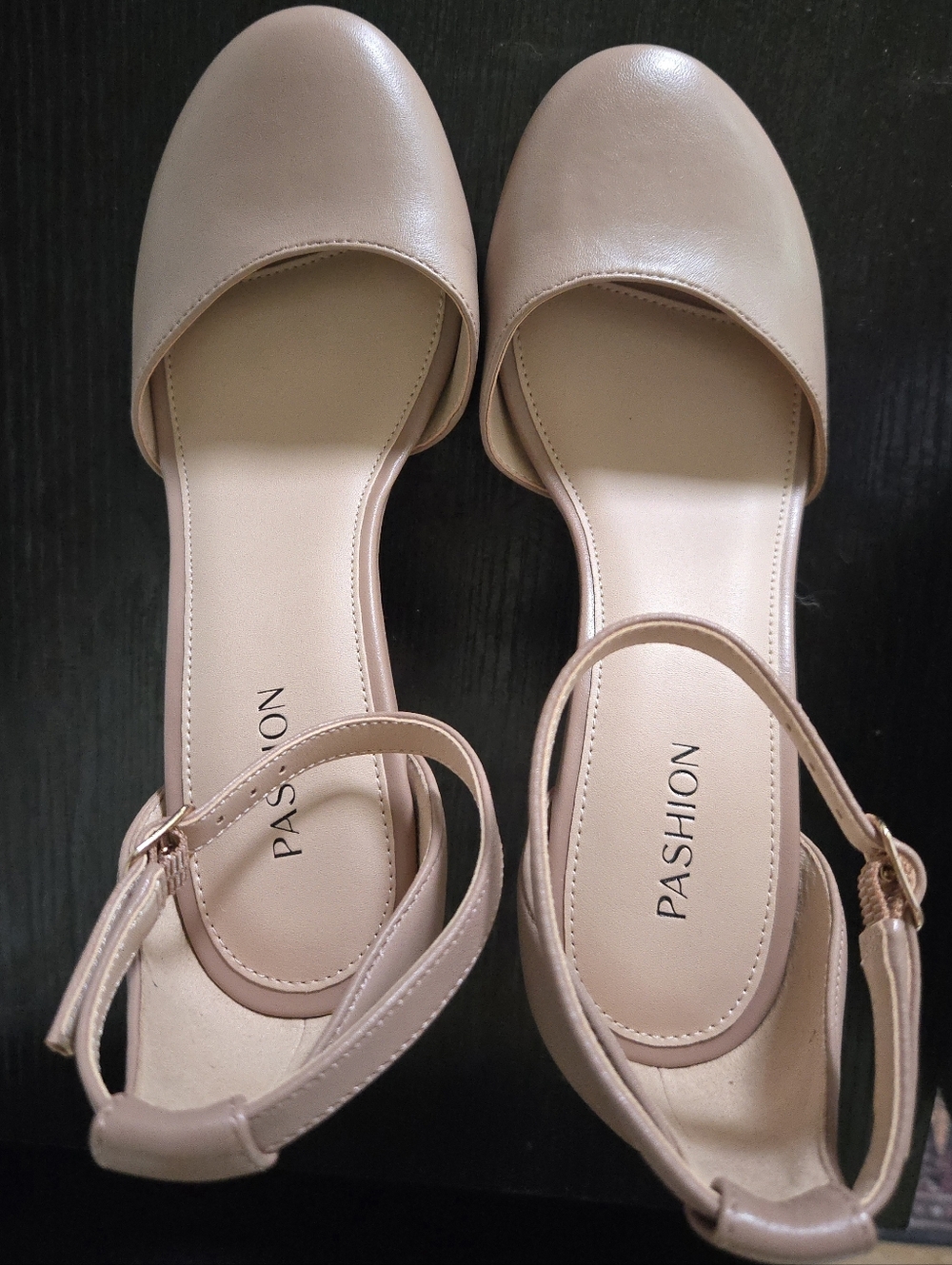 Pashion Jocelyn Summer Heel/Sandal Latte Leather - Picture 6 of 10
